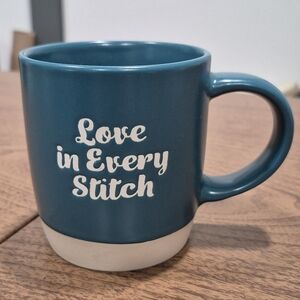 Missouri Star Quilt Co. "Love In Every Stitch" Stoneware Mug